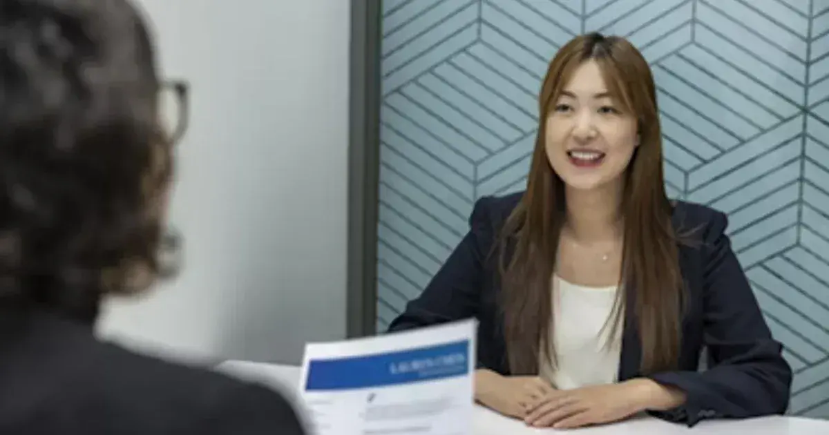 Veteran preparing for job interview with civilian employer